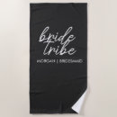 Search for bridesmaid beach towels Bride tribe