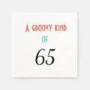 Search for 65th birthday napkins Sixty five