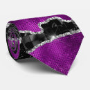 Search for black metal ties Silver