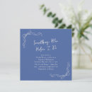 Search for something blue before i do bridal shower invitations Blue and white