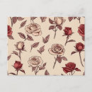 Search for rose pattern postcards Elegant