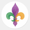 Search for mardi gras stickers Fleur de lis
