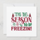 Search for funny seasonal invitations Winter