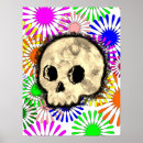 Search for colourful skull posters Flower