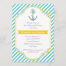 Search for nautical rehearsal dinner invitations Aqua
