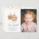Search for girls cupcake birthday invitations For kids