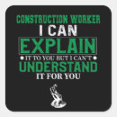 Search for construction worker stickers Excavator