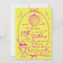 Search for sweets and treats birthday invitations Girl