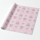 Search for pink ribbons wrapping paper Cute