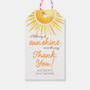 Search for sunshine gift tags Baby shower