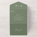 Search for green friendly invitations Elegant