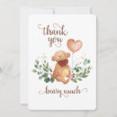 Search for beary much thank you cards Baby shower