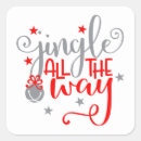 Search for jingle all the way stickers Red