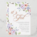 Search for purple and gold baby shower invitations Foil