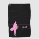 Search for woman golfer silhouette Black