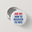 Search for red and blue badges Register to vote