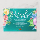 Search for tropical beach party luau reception invitations Watercolor
