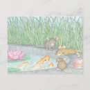 Search for fish design postcards Pond