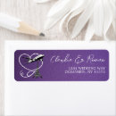Search for love romantic return address labels Stylish