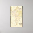 Search for composite canvas prints Map