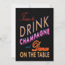 Search for neon dance party invitations Black