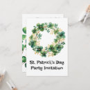 Search for march 17 invitations Shamrock