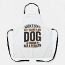 Search for mans best friend aprons Dog