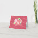 Search for polka dot monogram cards For her