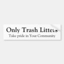 Search for litter bumper stickers Environment