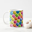 Search for blue and lime green mugs Yellow