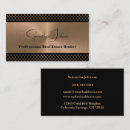Search for copper and black business cards Realtor