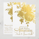 Search for floral anniversary invitations Celebration