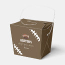 Search for football favour boxes First year down