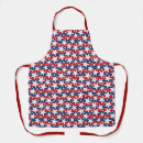 Search for stars stripes aprons Red