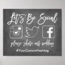 Search for social media wedding signs Chalkboard