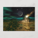 Search for alien worlds postcards Sci fi