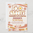 Search for retro groovy invitations Daisies