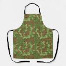 Search for green camouflage aprons Brown