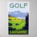 Search for golf travel posters Switzerland