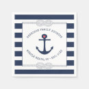Search for nautical napkins Navy blue