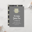 Search for gray cat invitations Kitten