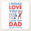 Search for dad coasters I love you dad