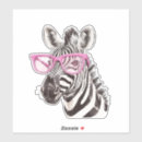 Search for zebra design stickers Pink
