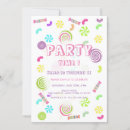 Search for candy birthday invitations Sweet