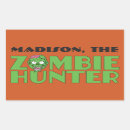Search for zombie hunter stickers Funny
