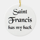 Search for catholic saints christmas tree decorations Francis