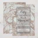 Search for marble 30th birthday invitations Chic