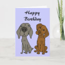 Search for weimaraner birthday cards Happy