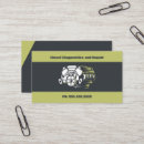 Search for small engine repair business cards Car mechanic