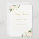 Search for pink gold floral baby shower invitations Modern